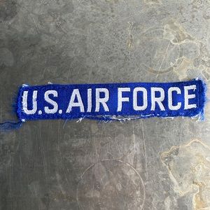 U.S. AIR FORCE blue tape patch